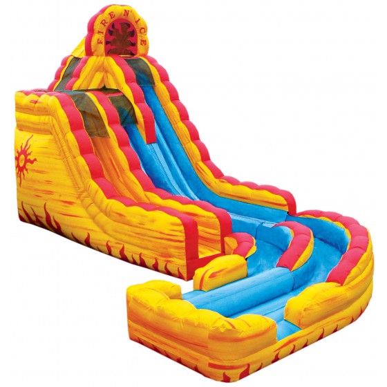 Image of medieval castle themed classic bounce house rental unit.